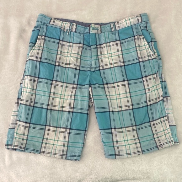 Merona Other - Sky blue and white plaid Merona shorts